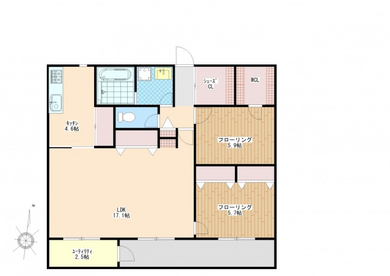 303間取り（2LDK）